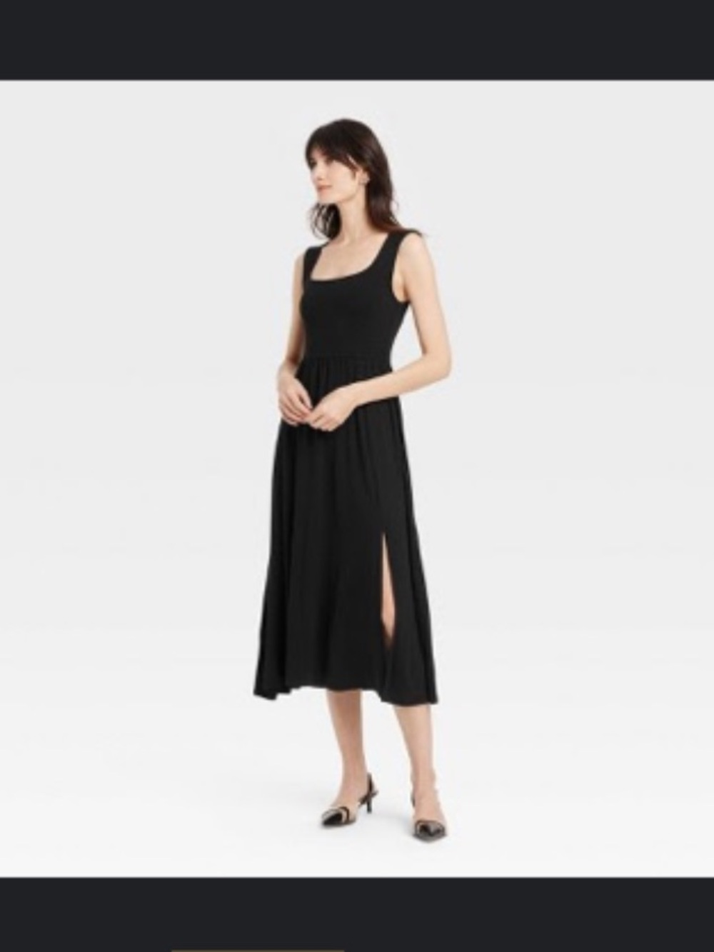 A New Day XXL knit ballet midi shift dress